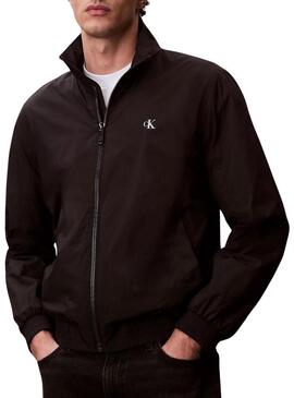 Giacca Calvin Klein Jeans Harrington nera per uomo
