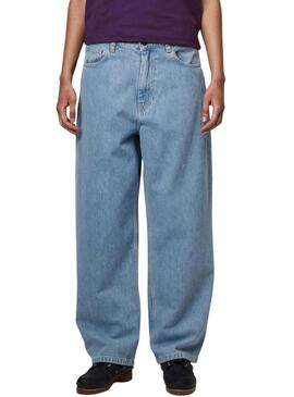 Pantaloni in denim chiaro Carhartt Brandon per donna.