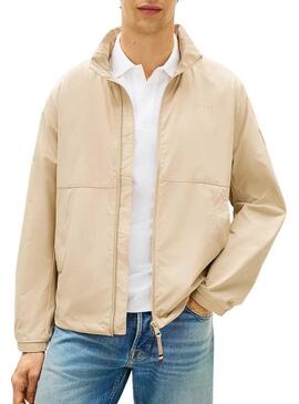 Giacca Tommy Hilfiger Branded beige per uomo