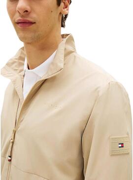 Giacca Tommy Hilfiger Branded beige per uomo