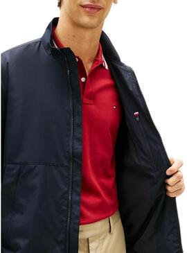 Giacca Tommy Hilfiger Branded blu scuro per uomo
