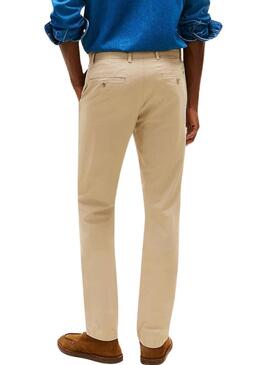 Pantaloni Tommy Hilfiger Denton beige per uomo