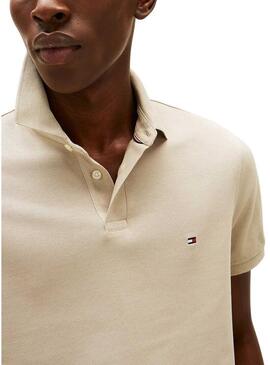 Polo Tommy Hilfiger 1985 beige per uomo