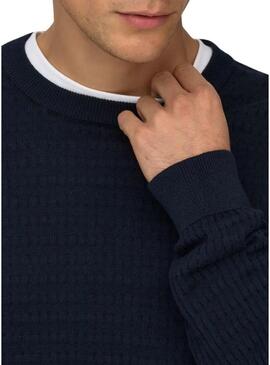 Maglia blu scuro Only and Sons Wyler solo per uomo.