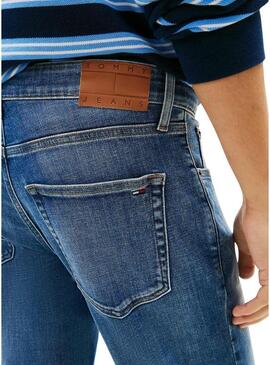 Pantaloni in denim Tommy Jeans Scanton di media lavatura per uomo