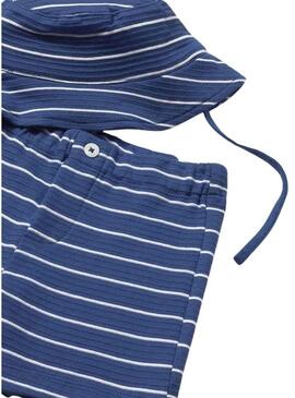 Set Mayoral nautico blu per neonato