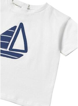 Set Mayoral nautico blu per neonato