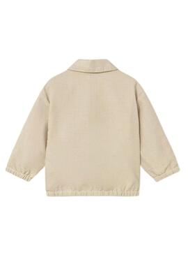 Giacca Mayoral reversibile beige per bambino.