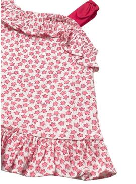 Abito Mayoral a punti in bambula rosso per bambino