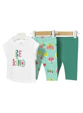 Set Mayoral Be Kind turchese per bambino