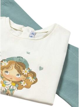 Set Mayoral tre pezzi blu per neonato