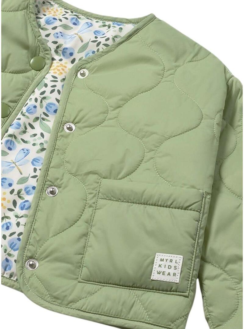 Giubbotto Mayoral reversibile verde per neonato