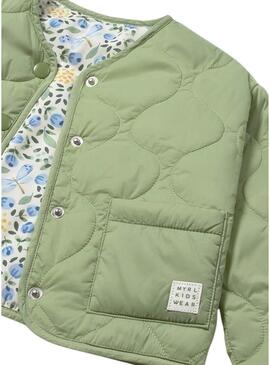 Giubbotto Mayoral reversibile verde per neonato