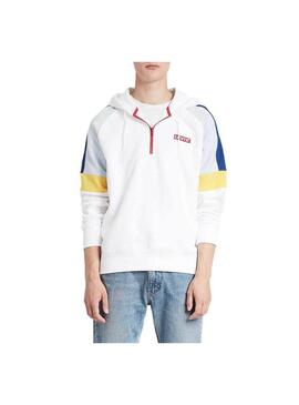 Felpe Levis Relaxed Pieced Zip Bianco Uomo