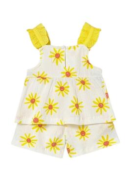 Set top e shorts Mayoral floreale Mimosa per neonati