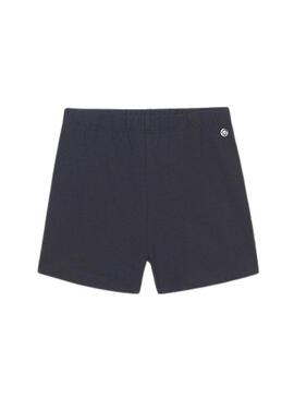 Pantaloncini Mayoral basici blu scuro per ragazza.