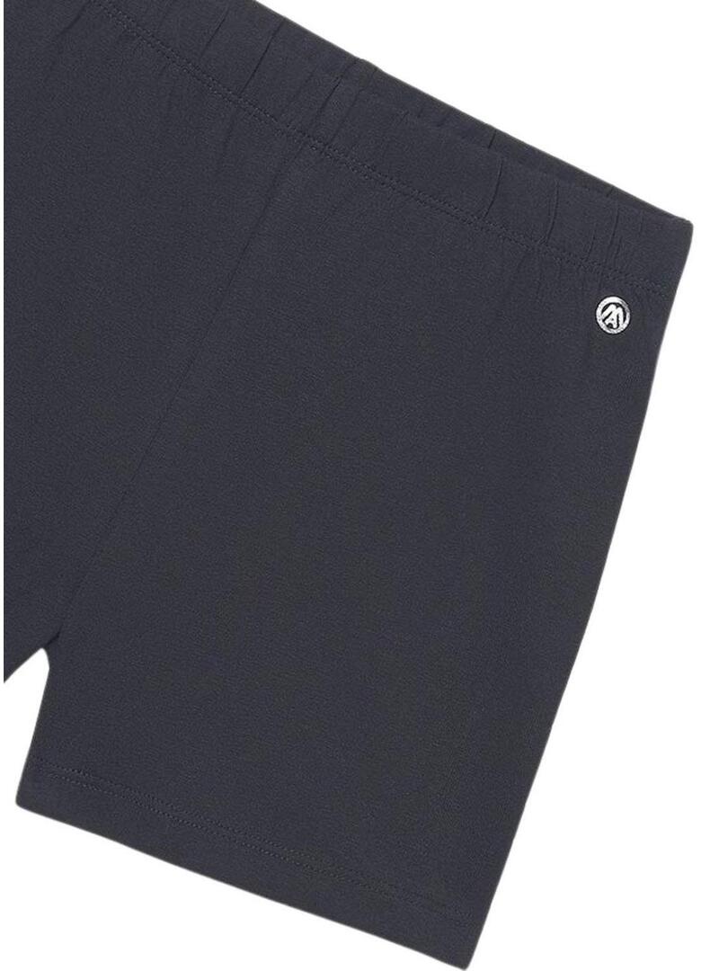 Pantaloncini Mayoral basici blu scuro per ragazza.