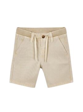 Bermuda Mayoral in cotone color cammello per bambino.