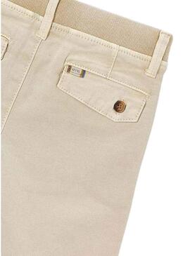 Bermuda Mayoral in cotone color cammello per bambino.