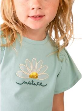 Maglietta Mayoral Nature blu turchese per ragazza