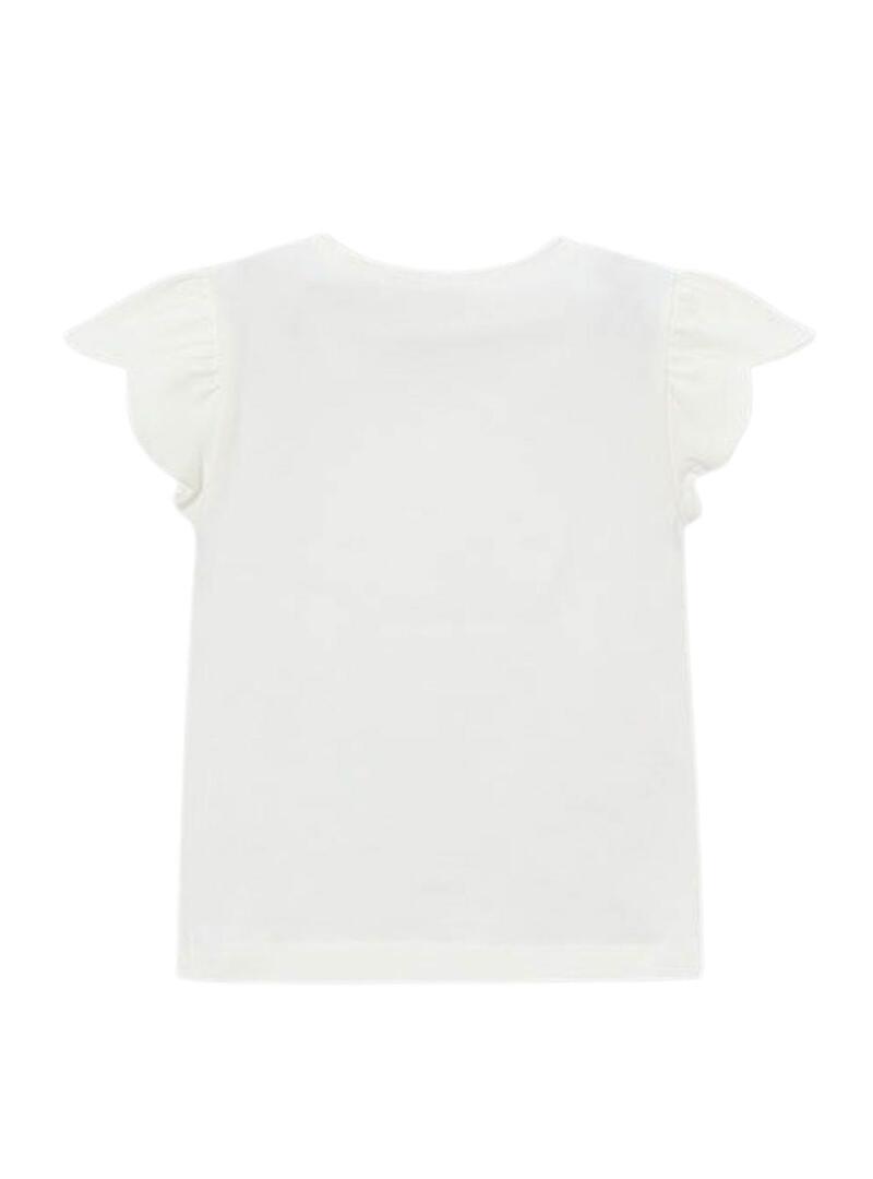 Maglietta Mayoral borsa bianca per ragazza