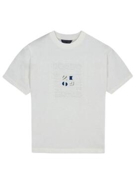 Maglietta Mayoral On The Road bianca per bambino