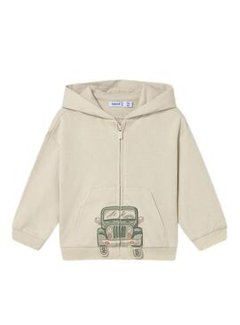 Felpa Mayoral Play beige per bambino
