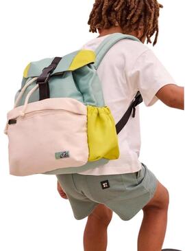 Zaino Mayoral con chiusura a patta verde per bambino e bambina