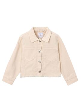 Giacca Mayoral beige per bambina