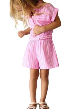 Set Mayoral rosa a righe per ragazze