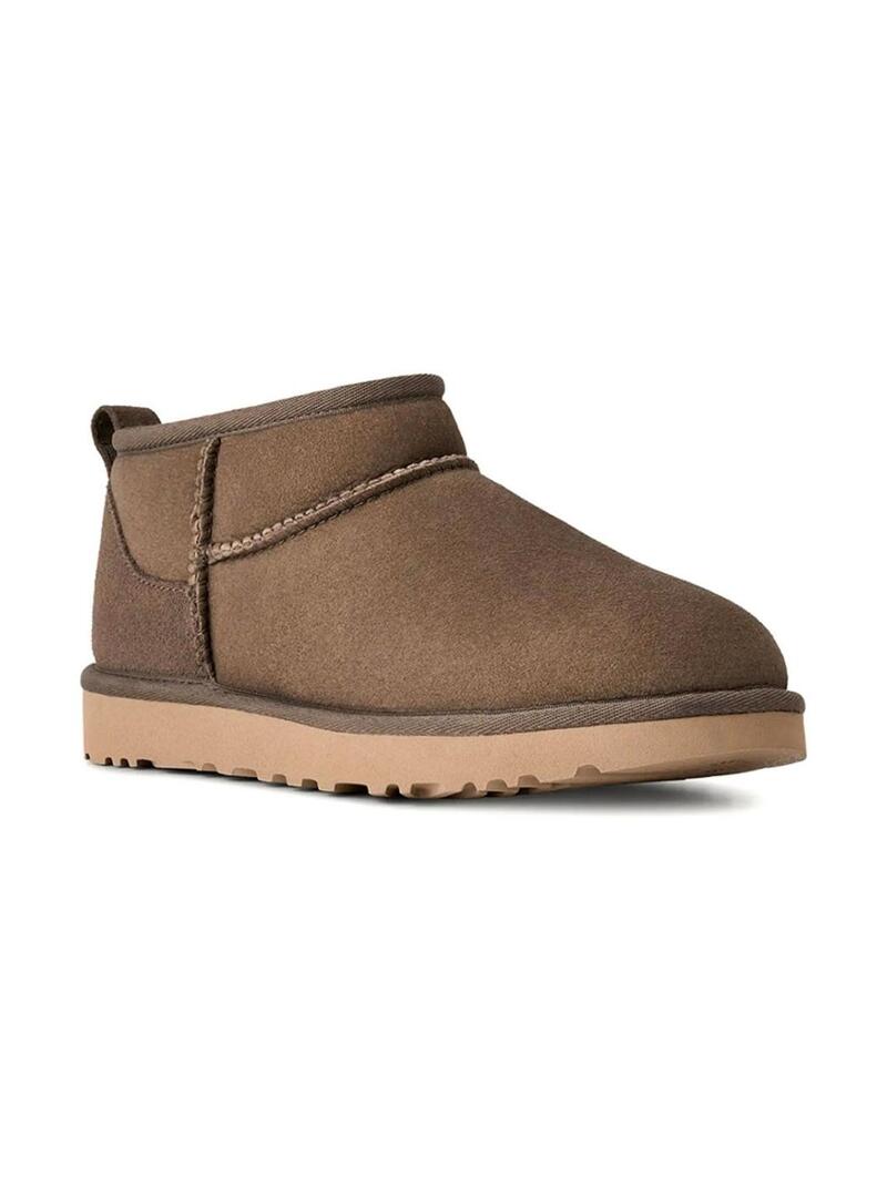 Stivali UGG Classic ultra mini marrone per donna