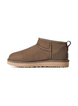 Stivali UGG Classic ultra mini marrone per donna