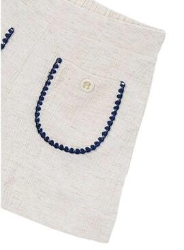 Set Mayoral rosa a righe per ragazza