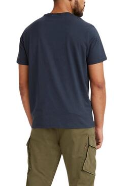 Maglietta Levis Graphic blu scuro per uomo