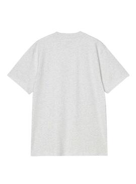 Maglietta Carhartt Script grigia per uomo