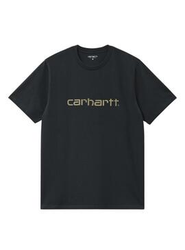 Maglietta Carhartt Script blu marino per uomo