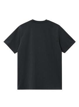 Maglietta Carhartt Script blu marino per uomo