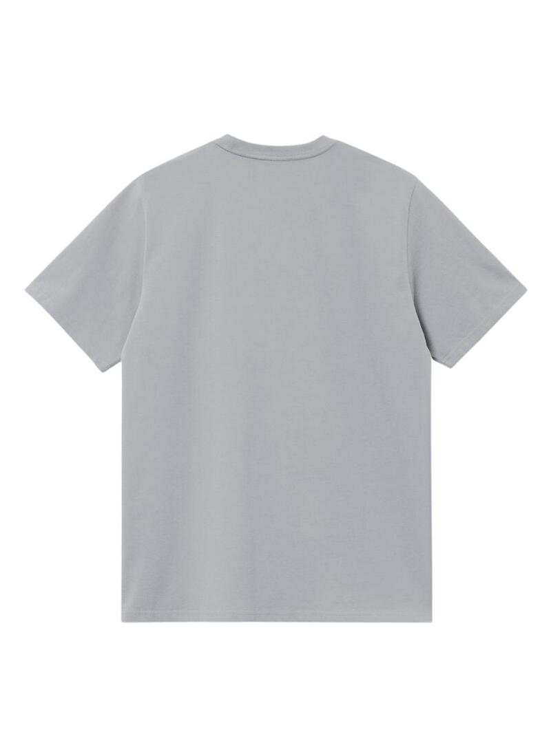 Maglietta Carhartt Script blu per uomo