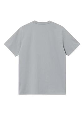 Maglietta Carhartt Script blu per uomo