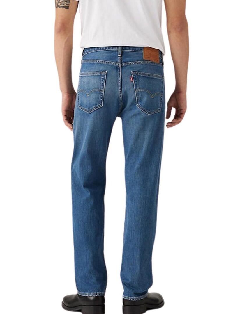Pantaloni in denim Levis 501 blu medio da uomo
