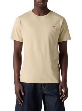 Maglietta Levis originale beige per uomo