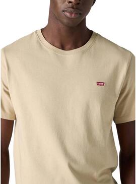 Maglietta Levis originale beige per uomo