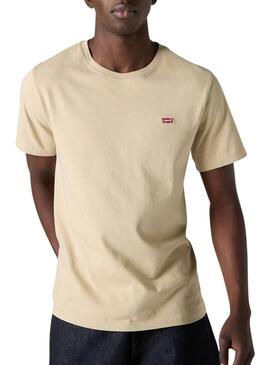 Maglietta Levis originale beige per uomo