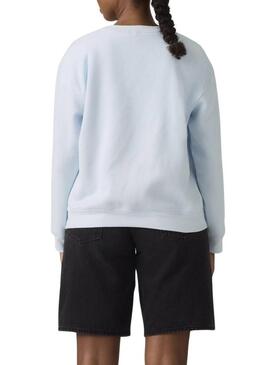 Felpa Levis Everyday blu per donna