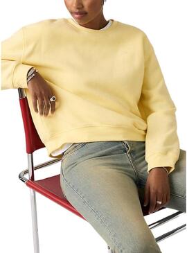 Felpa Levi's Everyday gialla da donna