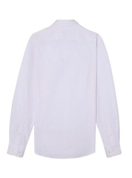 Camicia Silbon a righe rosa e bianche per uomo