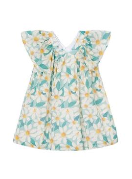 Abito Mayoral margherite blu e giallo per ragazza