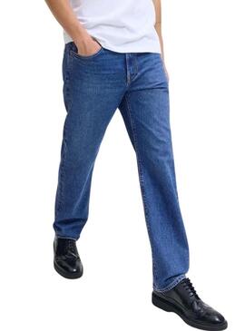 Pantaloni di jeans Jack and Jones Chris blu per uomo