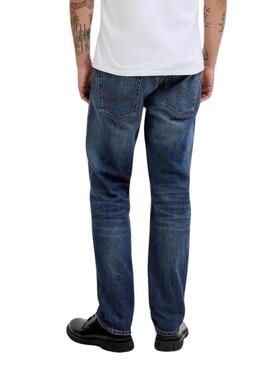 Pantaloni in denim Jack and Jones Mike blu per uomo