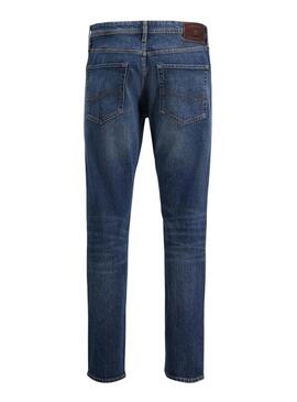 Pantaloni in denim Jack and Jones Mike blu per uomo